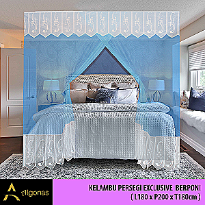 Kelambu Persegi Exclusive P180xL200xT180